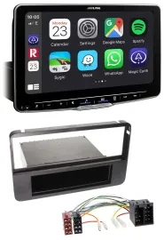Alpine Bluetooth MP3 USB DAB Autoradio für Alfa Romeo 159 Brera Spider 06-10
