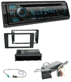 Kenwood Bluetooth USB CD MP3 DAB Autoradio für Audi A3 06-12 8P Symphony Bose Ak