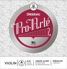 Струна для скрипки D'Addario Pro-Arte J5602 4/4M, A