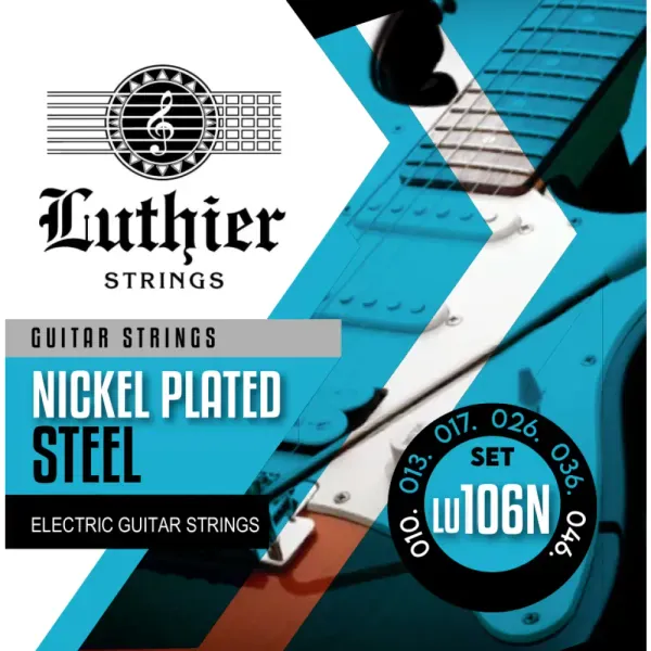 Струны для электрогитары Luthier LU-106N Nickel Plated 10-46