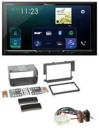 Pioneer MP3 Bluetooth USB 2DIN DAB Autoradio für Mitsubishi Colt 2004-2009