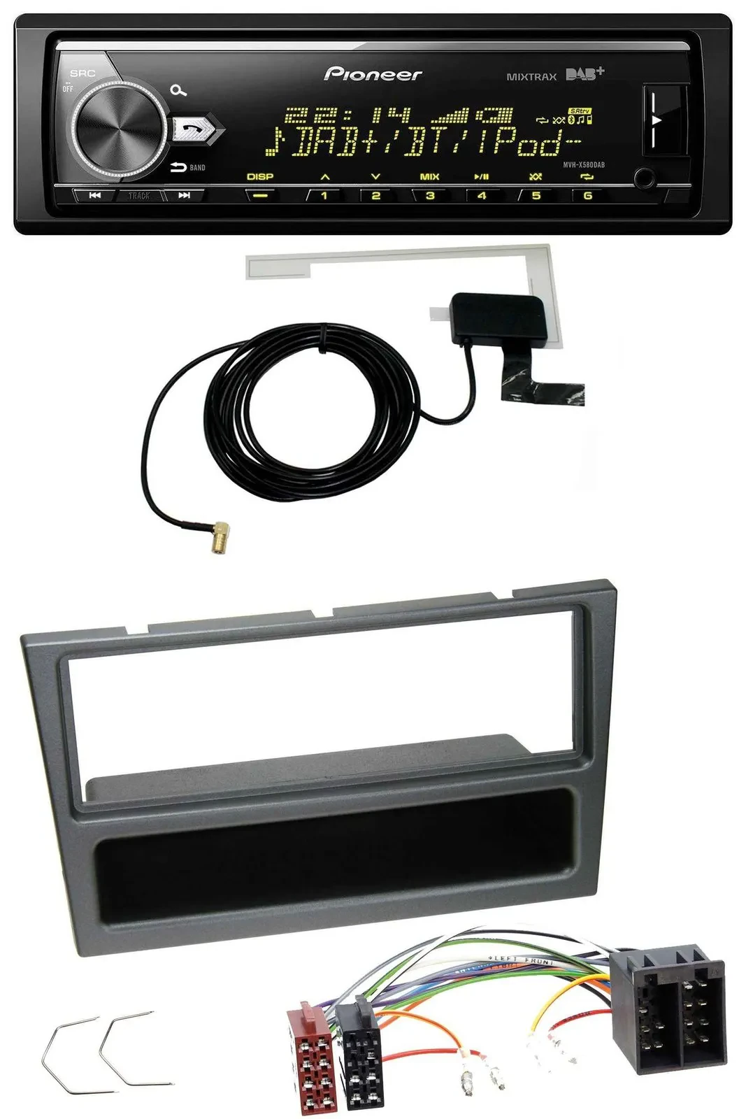 Pioneer Bluetooth DAB USB MP3 Autoradio für Opel Corsa C Meriva Signum Vectra C