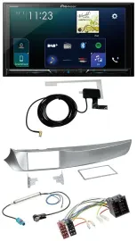 Pioneer 2DIN DAB USB MP3 Bluetooth Autoradio für Alfa Giulietta 05/2010-10/2013