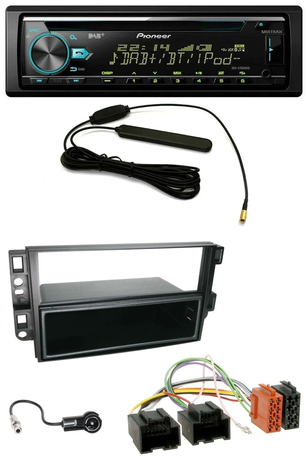 Pioneer CD MP3 AUX DAB USB Autoradio für Chevrolet Aveo Epica Captiva 06-11