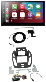 Pioneer USB Bluetooth DAB MP3 2DIN Autoradio für Ford Transit 2012-2018 Display