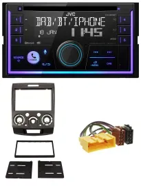 JVC MP3 USB 2DIN DAB Bluetooth CD Autoradio für Ford Ranger Mazda BT50 ab 06