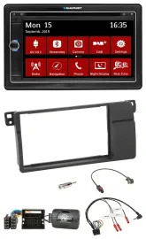 Blaupunkt Lenkrad DAB TMC 2DIN USB Bluetooth Navigation für BMW 3er E46 00-06 Qu