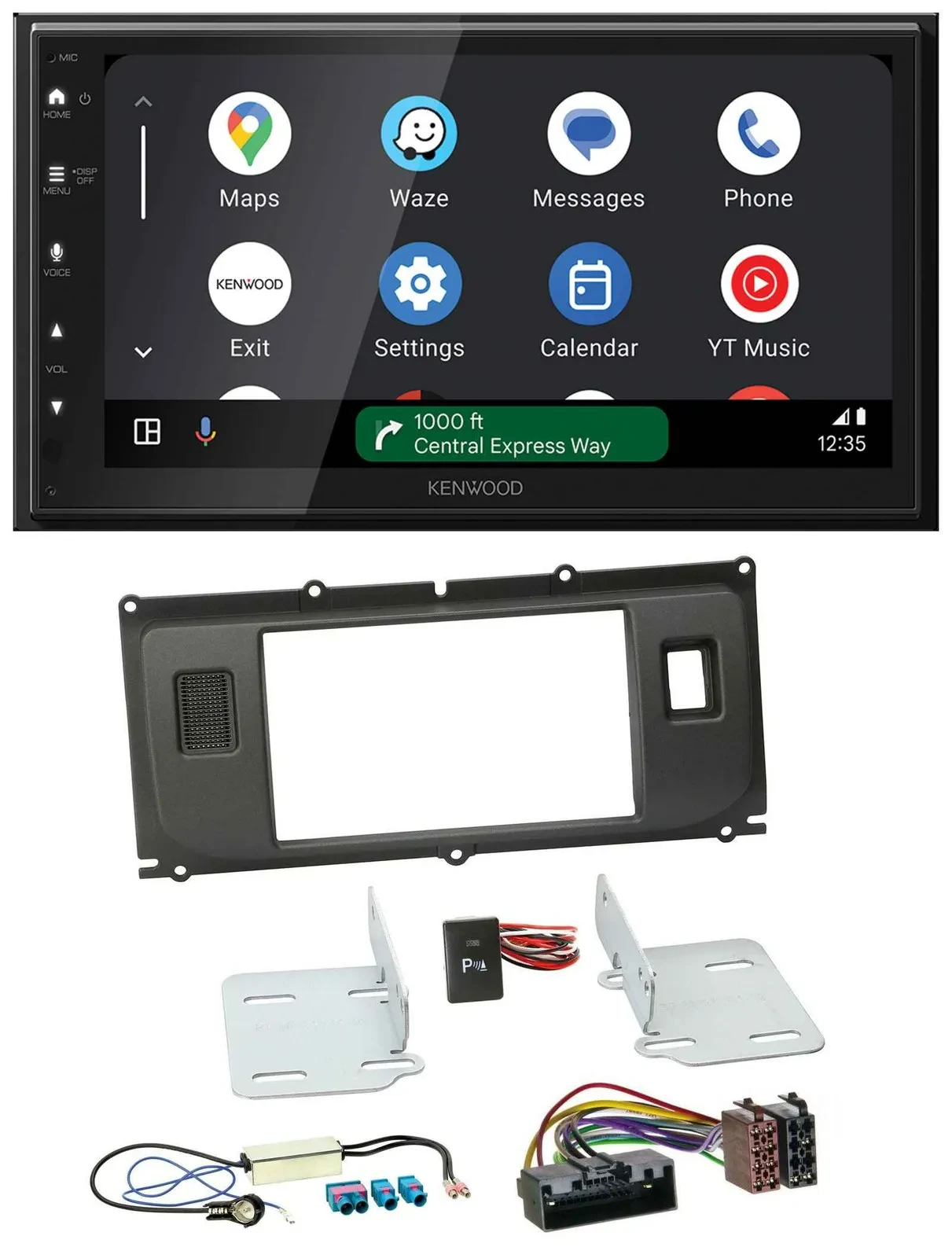 Kenwood DAB Bluetooth USB MP3 2DIN Autoradio für Land Rover Evoque ab 2011