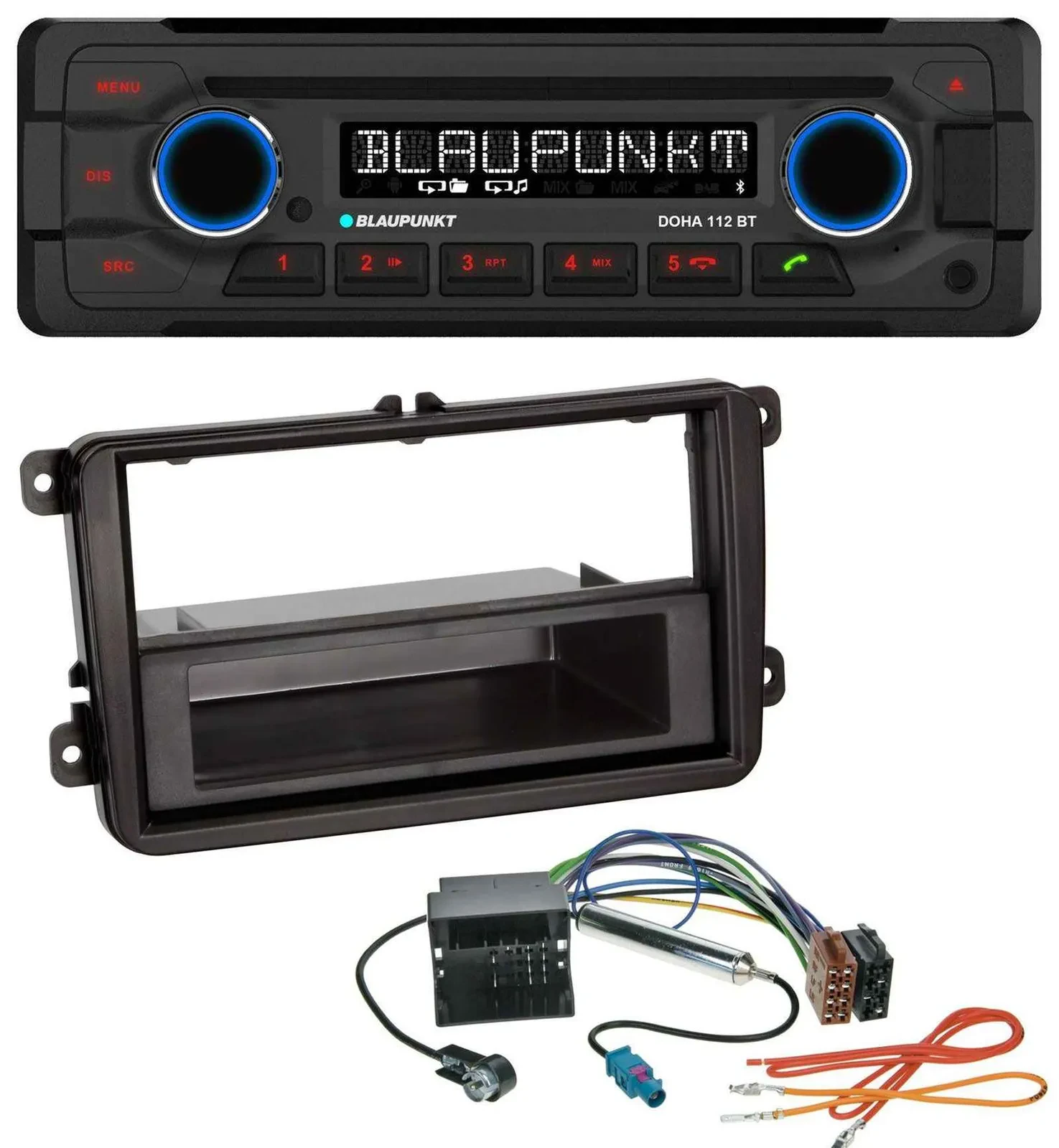 Blaupunkt AUX MP3 CD Bluetooth USB Autoradio für VW Transporter T5 T6 Caravelle