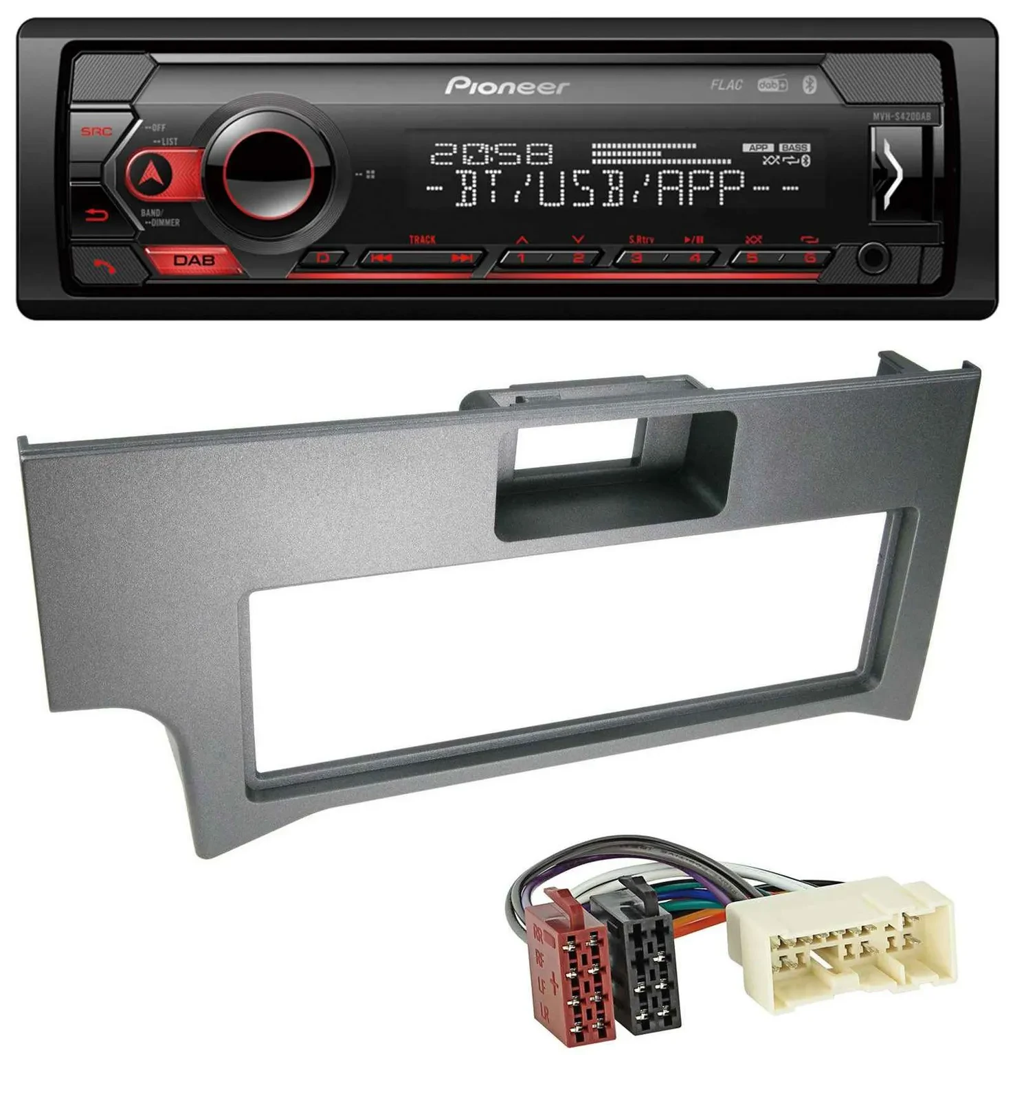 Pioneer MP3 USB DAB Bluetooth Autoradio für Nissan Primera P11-144 Facelift 1999