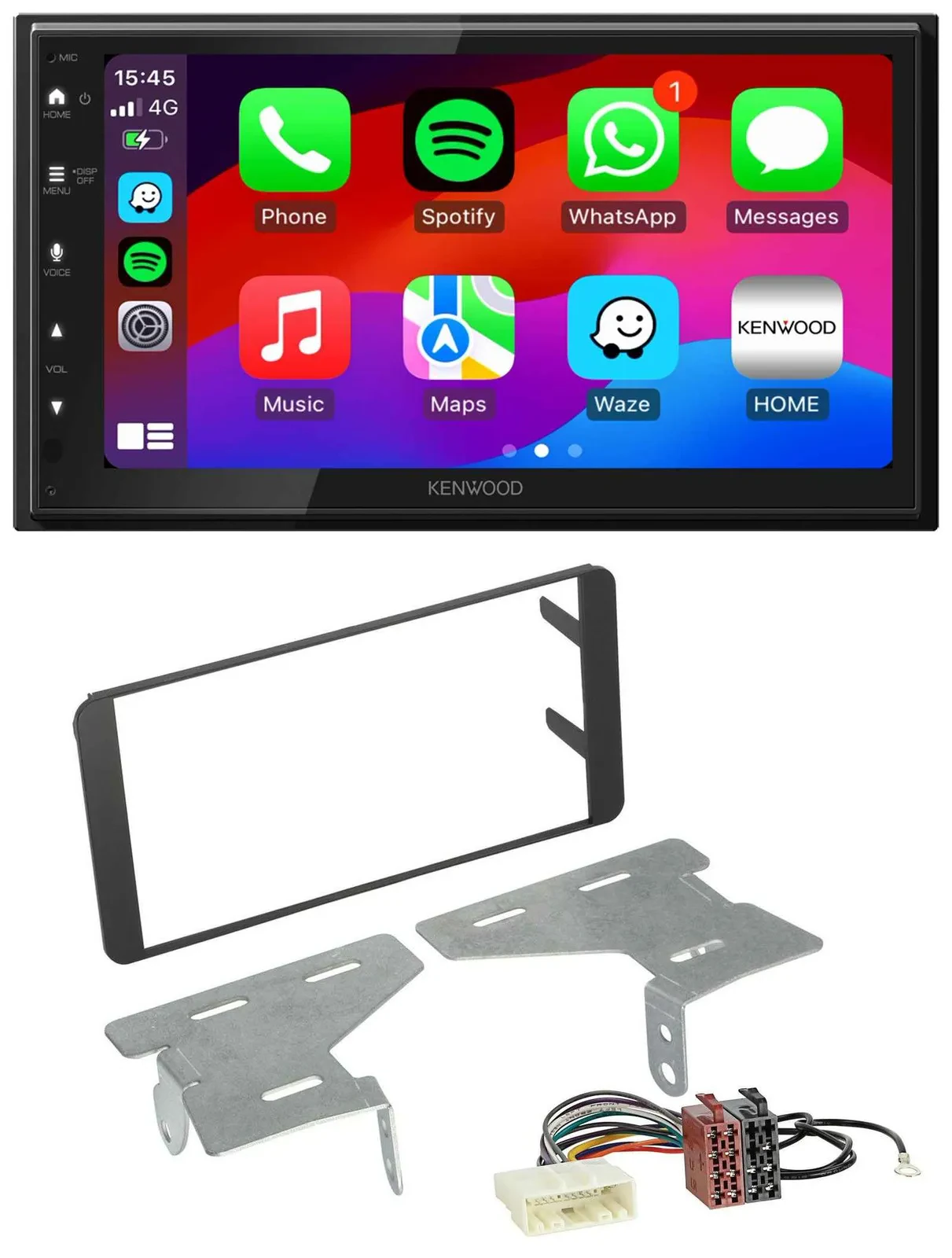 Kenwood MP3 USB DAB 2DIN Bluetooth Autoradio für Subaru BRZ (ab 2012)