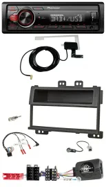 Автомагнитола Pioneer 1-DIN, MP3, DAB, USB, для Hyundai i20 (2009–2011), черный