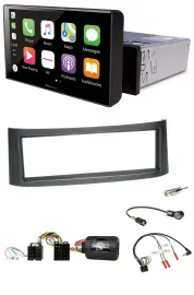 Автомагнитола Pioneer Bluetooth DAB USB для Smart ForFour W454 2004–2006 черный