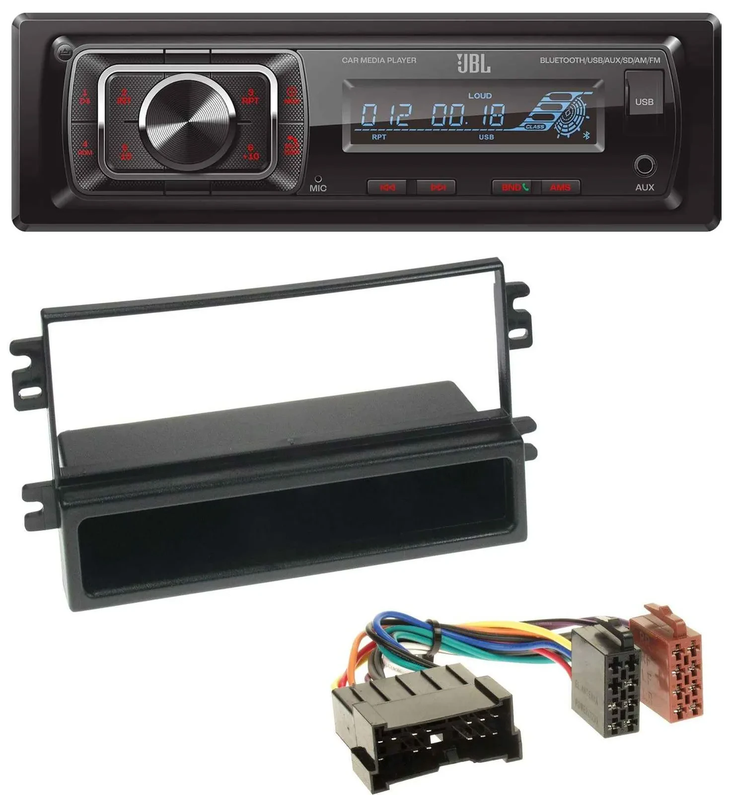 JBL SD AUX MP3 USB Bluetooth Autoradio für Kia Carens II (2004-2006)