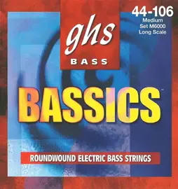 Струны для бас-гитары GHS M6000 44-106