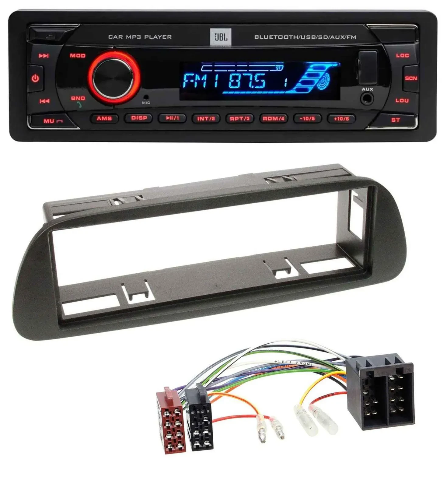JBL AUX MP3 USB Bluetooth SD Autoradio für Mercedes Sprinter W314 ab 2001