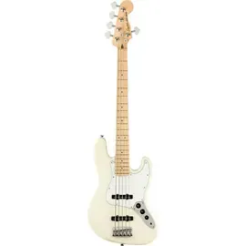 Бас-гитара Squier by Fender Affinity Jazz Bass V Maple FB Olympic White