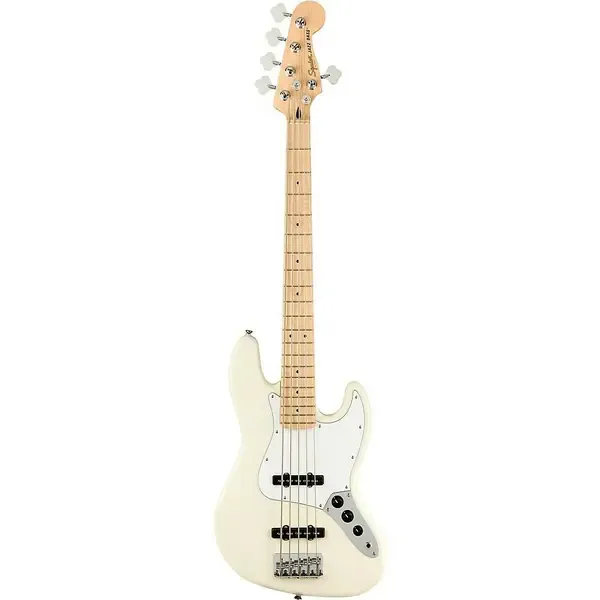 Бас-гитара Squier by Fender Affinity Jazz Bass V Maple FB Olympic White