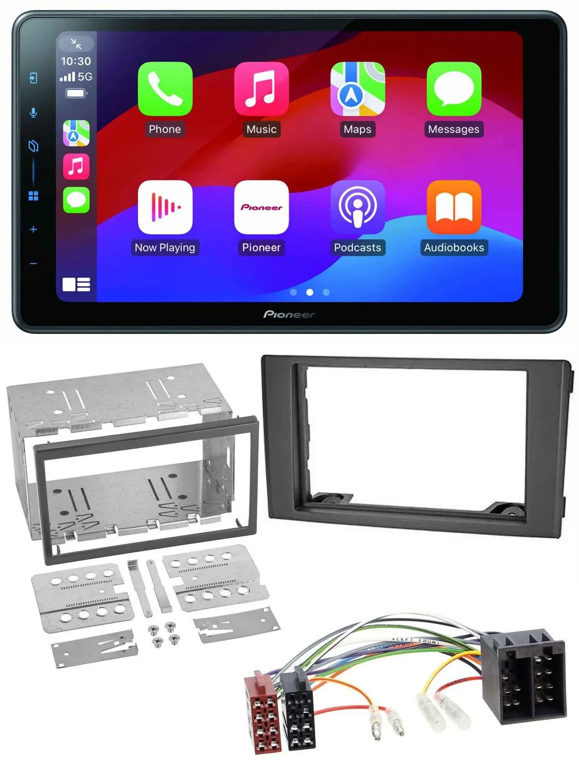 Pioneer Bluetooth 2DIN USB MP3 DAB Autoradio für Iveco Daily 06-14 schwarz