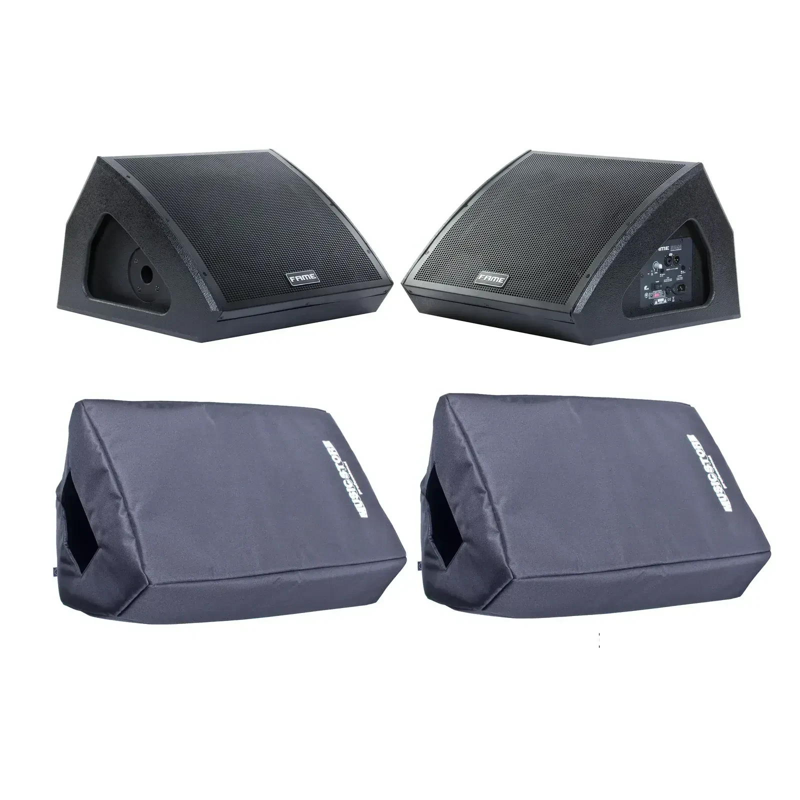 Сценический акустический монитор Fame Audio PAH215 Black с чехлом (пара)
