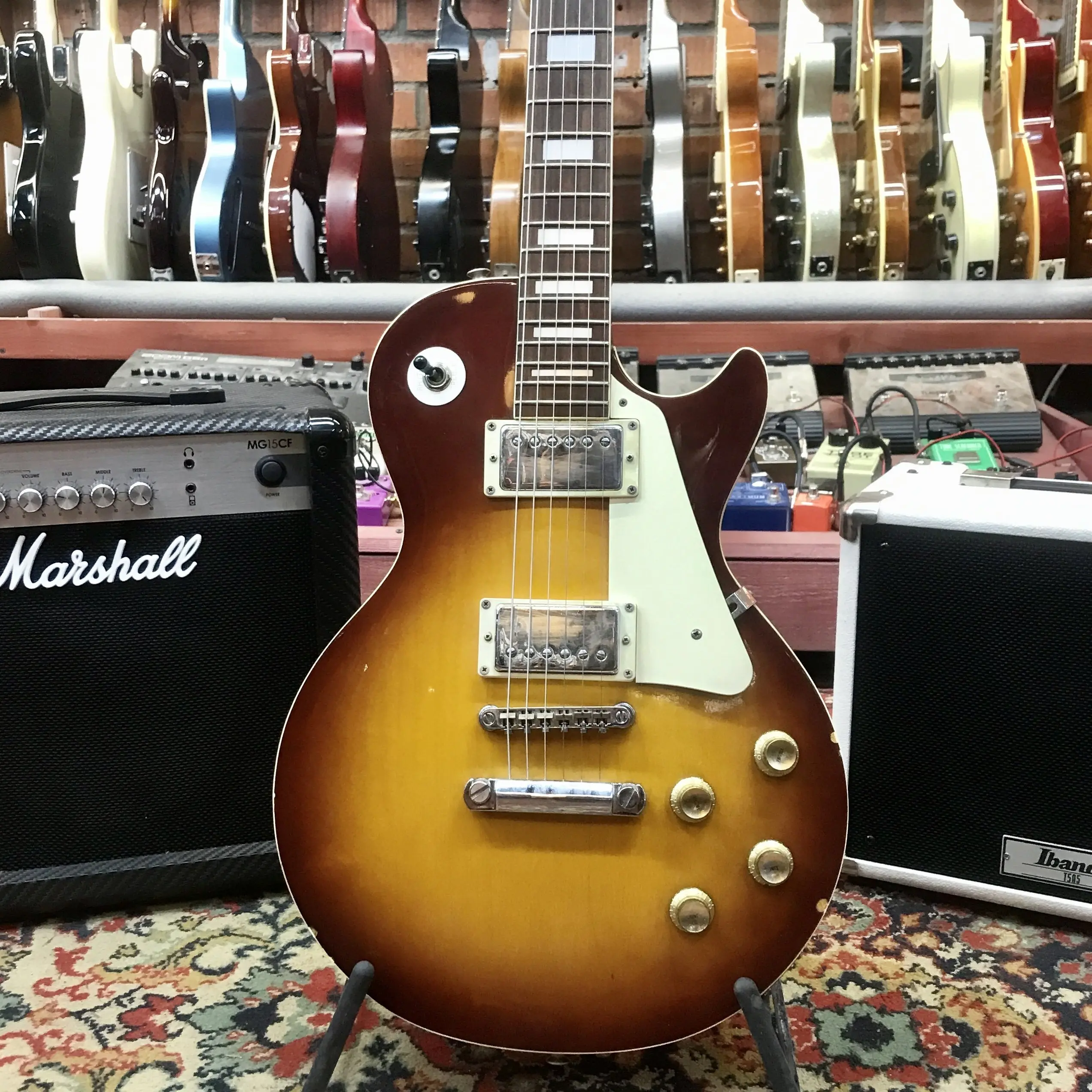 Электрогитара Westminster EG360T Les Paul Tobacco Sunburst Japan 1976