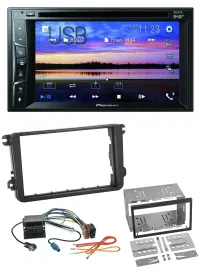 Pioneer Bluetooth 2DIN USB DVD DAB MP3 Autoradio für VW Passat 05-14 Polo 09-14