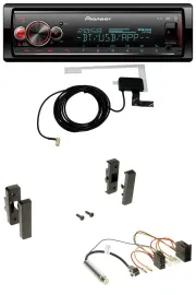 Pioneer Bluetooth DAB USB MP3 Autoradio für Audi A3 (8L, 1996-2000)