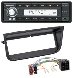 Continental MP3 AUX USB DAB 1DIN Autoradio für Peugeot 406