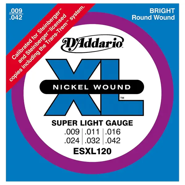 Струны для электрогитары D'Addario ESXL12 XL 9-46