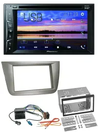 Pioneer Bluetooth 2DIN USB DVD DAB MP3 Autoradio für Seat Altea XL Altea Toledo