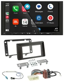 JBL USB 2DIN MP3 Bluetooth AUX Autoradio für Dacia Duster (ab 2021)