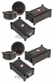 4x Rockford Fosgate P1T-S 120W 1" Punch Series Car Tweeters Kit Package