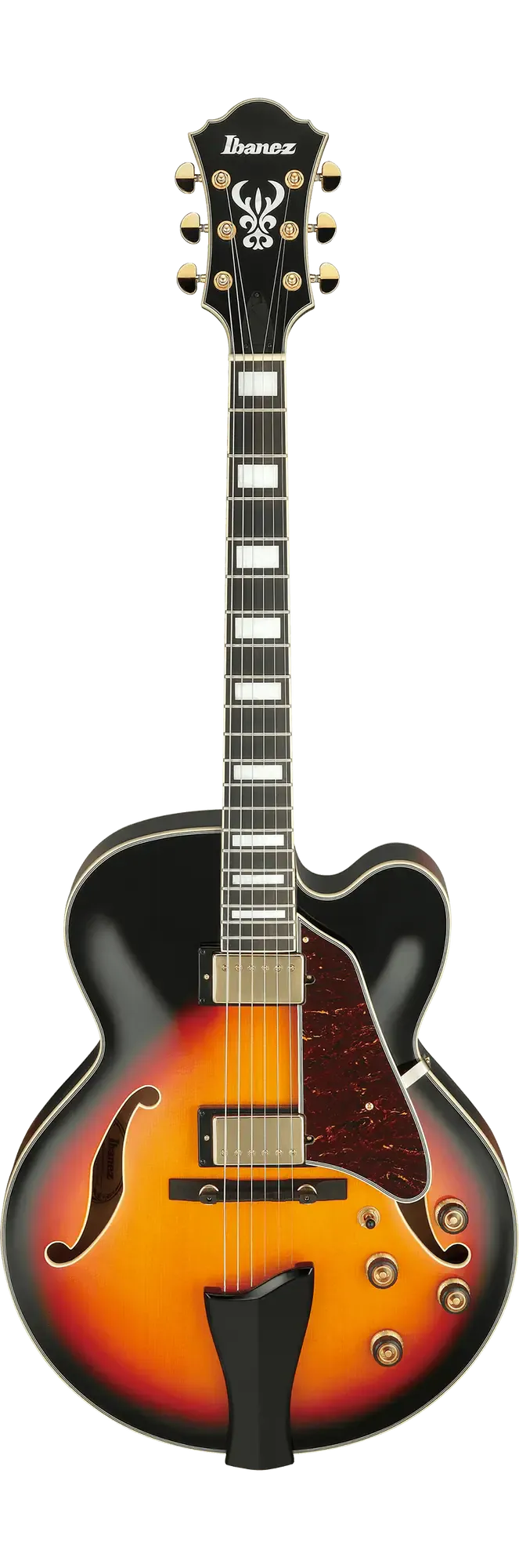 Электрогитара полуакустическая Ibanez AF95 Hollow Body Brown Sunburst