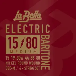 Струны для электрогитары La Bella BGE-M Electric 15-80