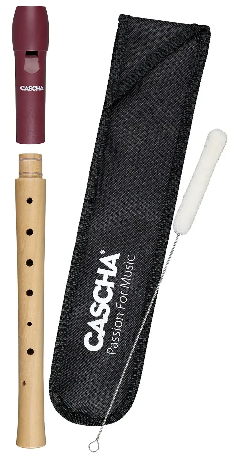 Блокфлейта Cascha CFL1G Hybrid Soprano Red