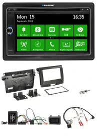 Blaupunkt Bluetooth 2DIN Lenkrad DAB USB TMC Navigation für Ford Ranger 2AB ab 0