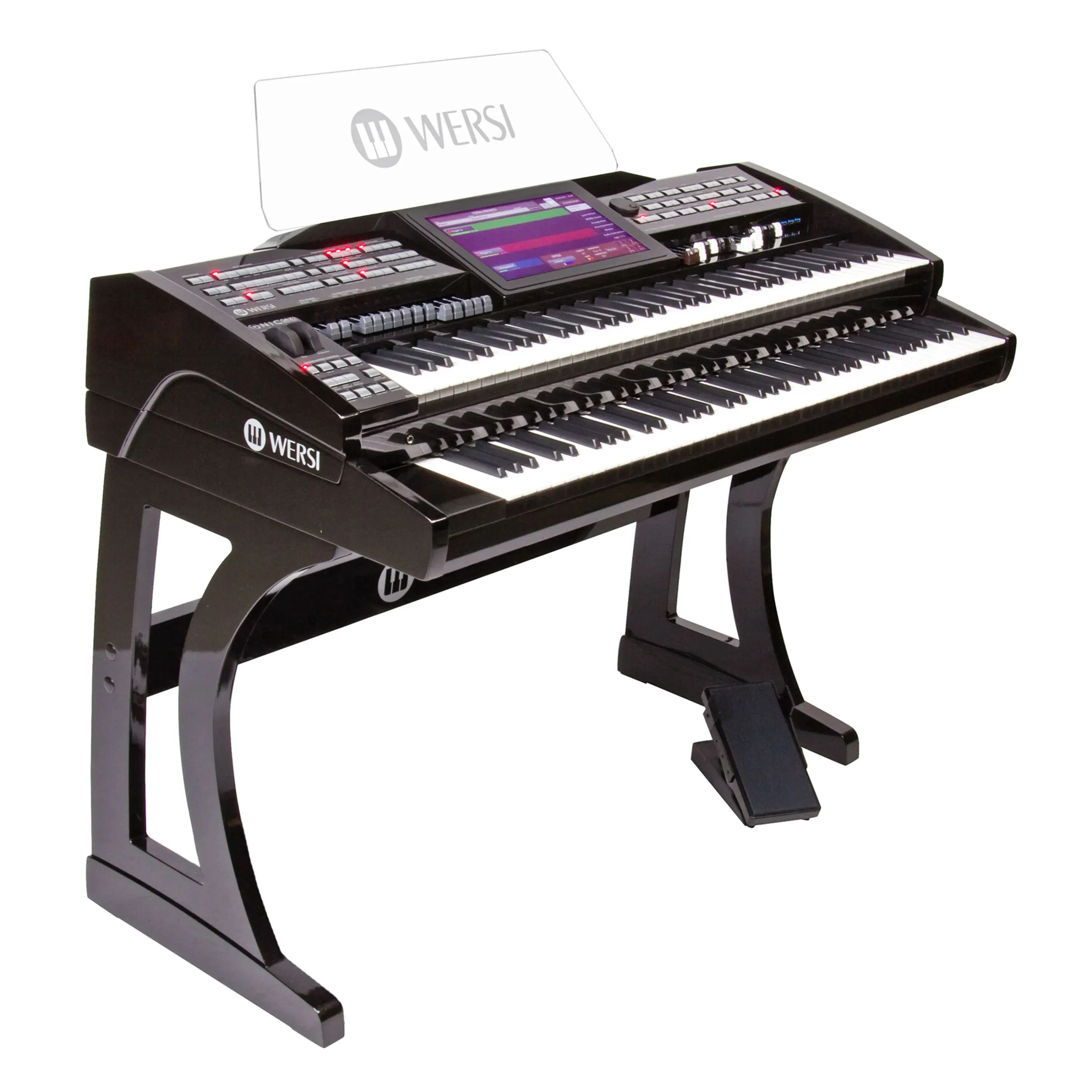 OAX1 Deluxe Elektronische Orgel 76 Tasten 1500 Sounds 350 Styles Touch Display
