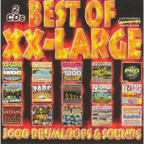 CD-диск Best Service XXLarge 3000 Drumloops & Sounds