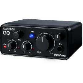 PreSonus AudioBox GO 2x2 USB Recording Interface, Bundle with Turnstile Audio TA