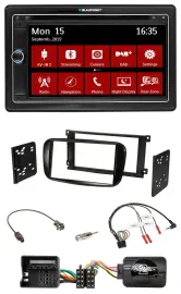 Blaupunkt Lenkrad DAB TMC 2DIN USB Bluetooth Navigation für Ford Mondeo 07-14 S-