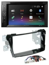 Автомагнитола Pioneer 2DIN Bluetooth, DVD, USB, DAB для Hyundai i40 (с 2011)