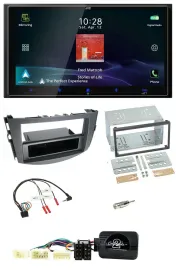 JVC USB Bluetooth 2DIN DAB Lenkrad Autoradio für Toyota RAV 4 2006-2011