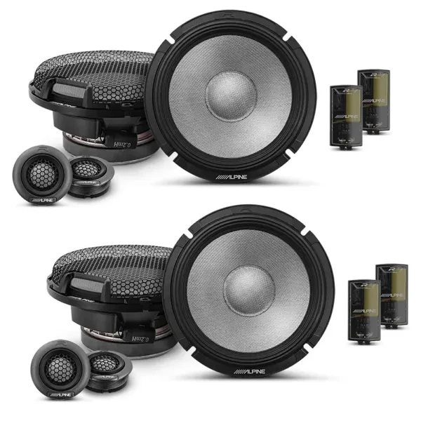 Alpine R2-S65C 200W 6.5" Component Car Speakers (2 Pairs) Set