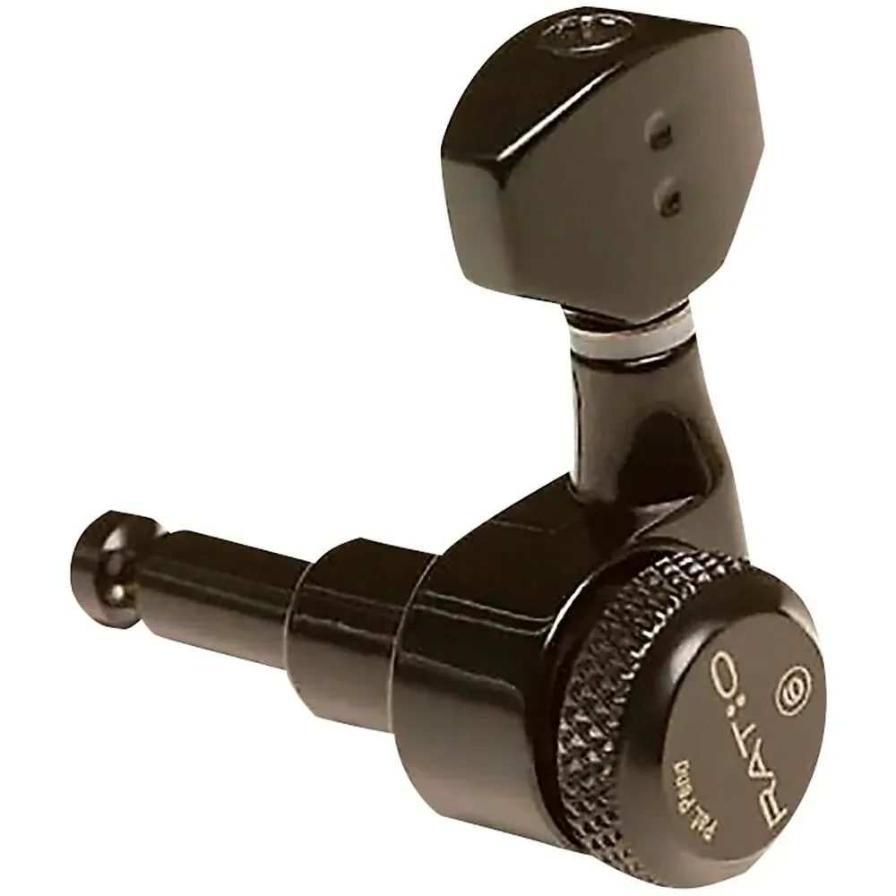 Колки гитарные Graph Tech Ratio 6-In-Line Lefty Electric Locking Tuning Machine Heads Black