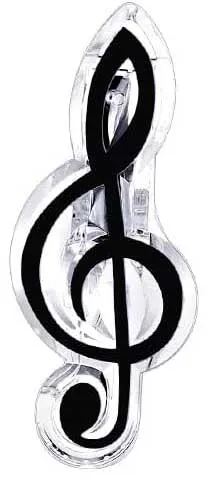 Зажим для нот PJ-003BK Скрипичный ключ