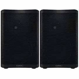 QSC CP8 CP Series 8" Powered Active 1000W Compact DJ PA Speaker Pair