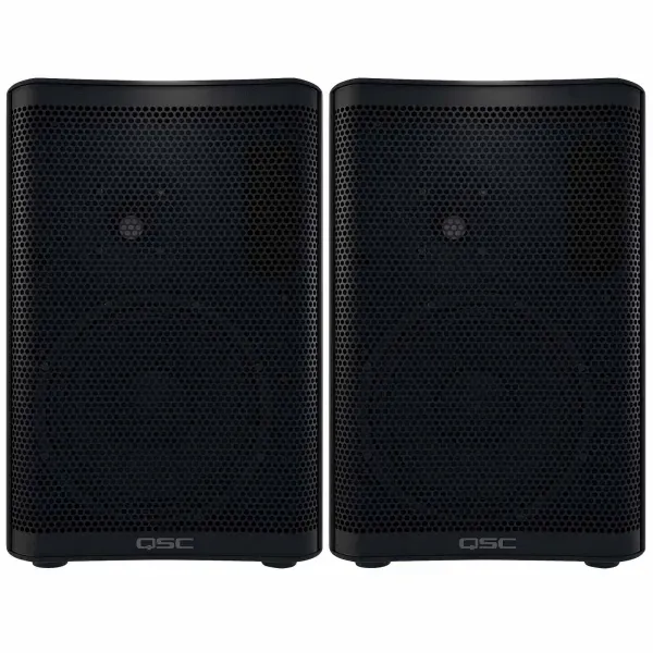 QSC CP8 CP Series 8" Powered Active 1000W Compact DJ PA Speaker Pair