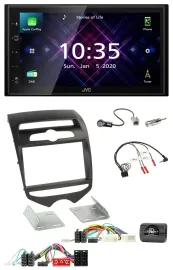 JVC DAB 2DIN Lenkrad Bluetooth USB Autoradio für Hyundai ix20 ab 2010 man. Klima