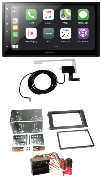 Pioneer USB MP3 2DIN Bluetooth DAB Autoradio für Porsche Cayenne 2007-2010