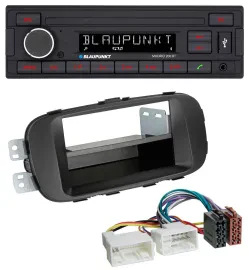 Blaupunkt USB AUX Bluetooth MP3 Autoradio für Kia Soul (PS ab 2014) schwarz